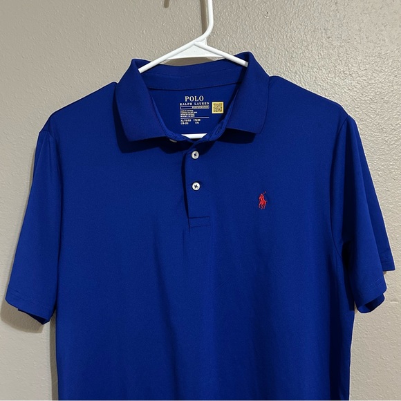 Polo Ralph Lauren Performance Jersey Polo Shirt Boys Size XL 18/20 - Picture 2 of 6
